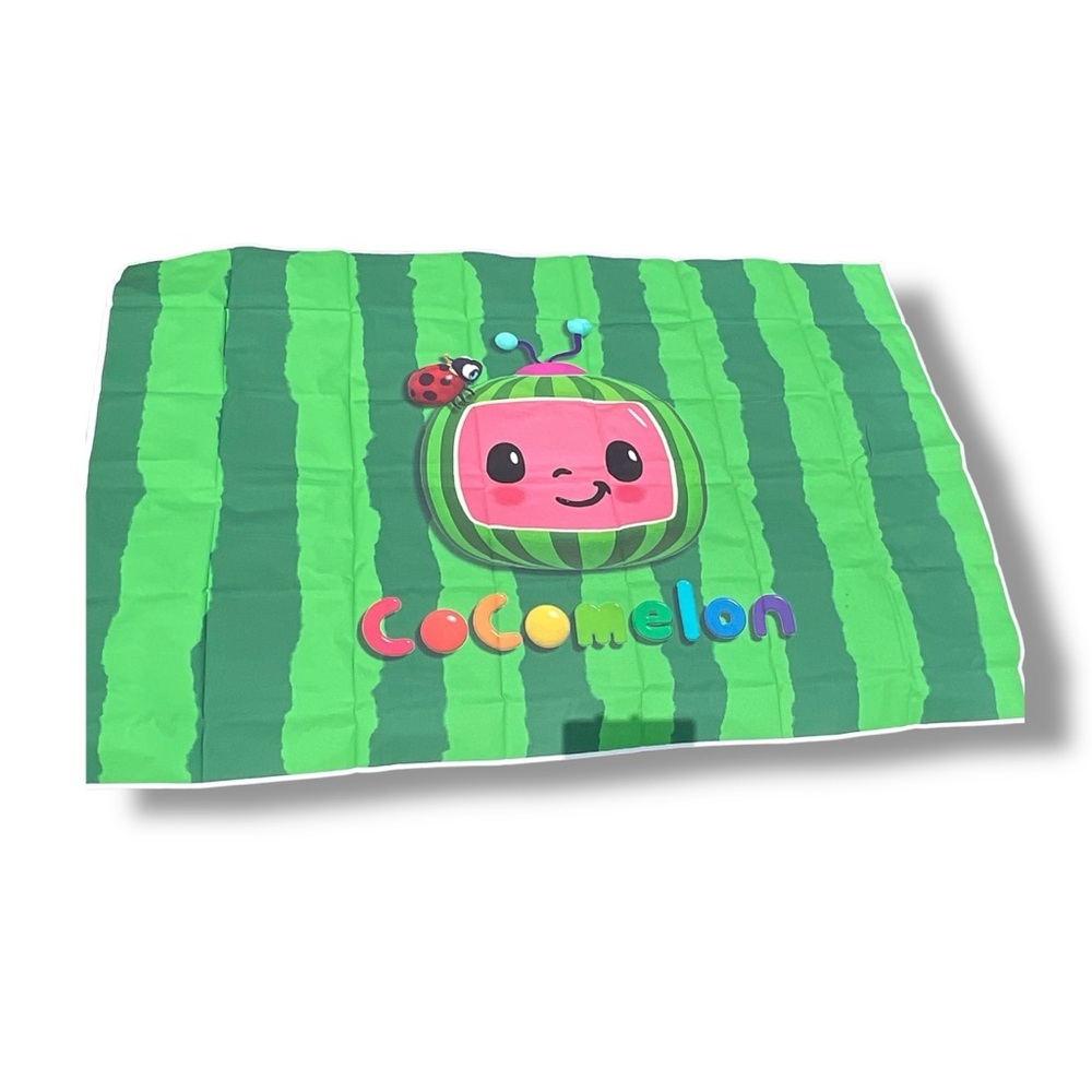 Cocomelon Wall Hanging Lg Wall Poster‎ Decor Backdrop Fabric Birthday Tablecloth